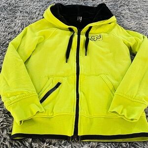 Women’s FOX fluorescent yellow Hoodie